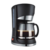 Sankey Cafetera de 12 Tazas | Filtro Permanente Lavable | Interruptor Iluminado | Negro