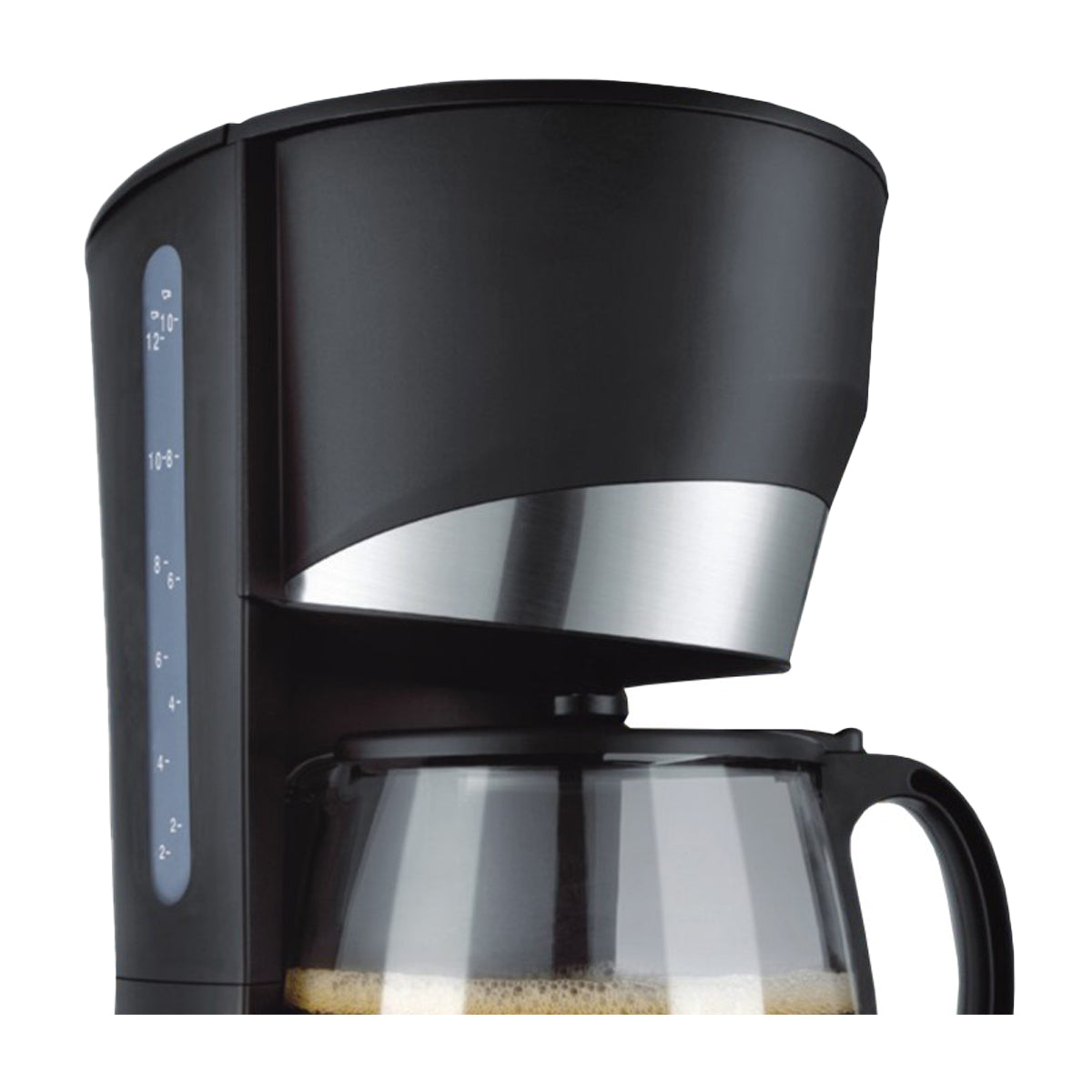 Sankey Cafetera de 12 Tazas | Filtro Permanente Lavable | Interruptor Iluminado | Negro