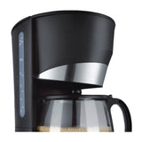 Sankey Cafetera de 12 Tazas | Filtro Permanente Lavable | Interruptor Iluminado | Negro