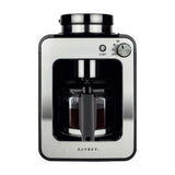 Sankey Cafetera / Moledora de 4 Tazas | Plateado/Negro