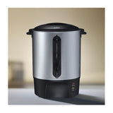 Sankey Cafetera Percoladora Comercial de 60 Tazas | Indicador de Temperatura | Acero inoxidable | Plateado