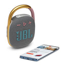 JBL Clip 4 Bocina Portátil Bluetooth Waterproof | Mosquetón | 10H | IP67 | Gris