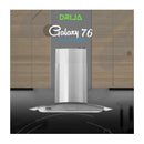 Drija Galaxy 76 Extractor de Grasa | Tipo Chimenea | 3 Velocidades | 2 Filtros de Carbón | 2 Filtros de Aluminio | 500m3/H