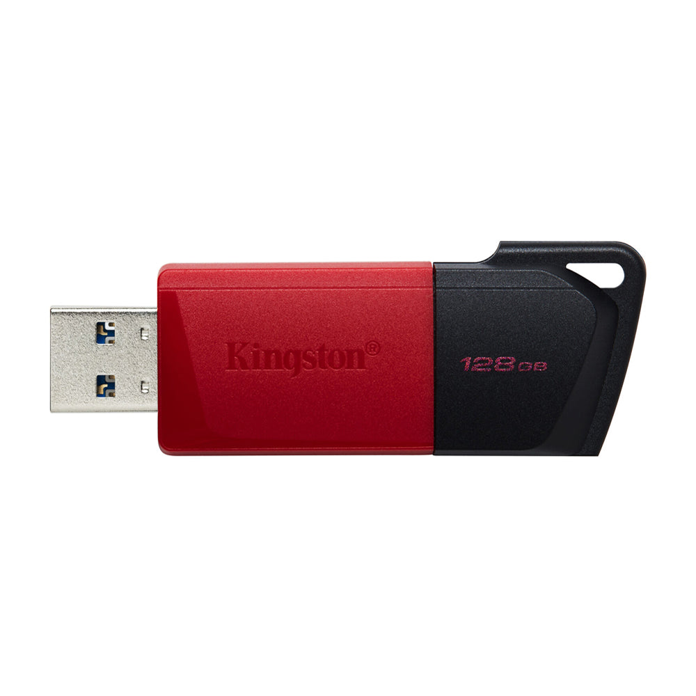 Kingston Memoria USB de 128GB | USB 3.2 | 100MB/s | Negro Rojo