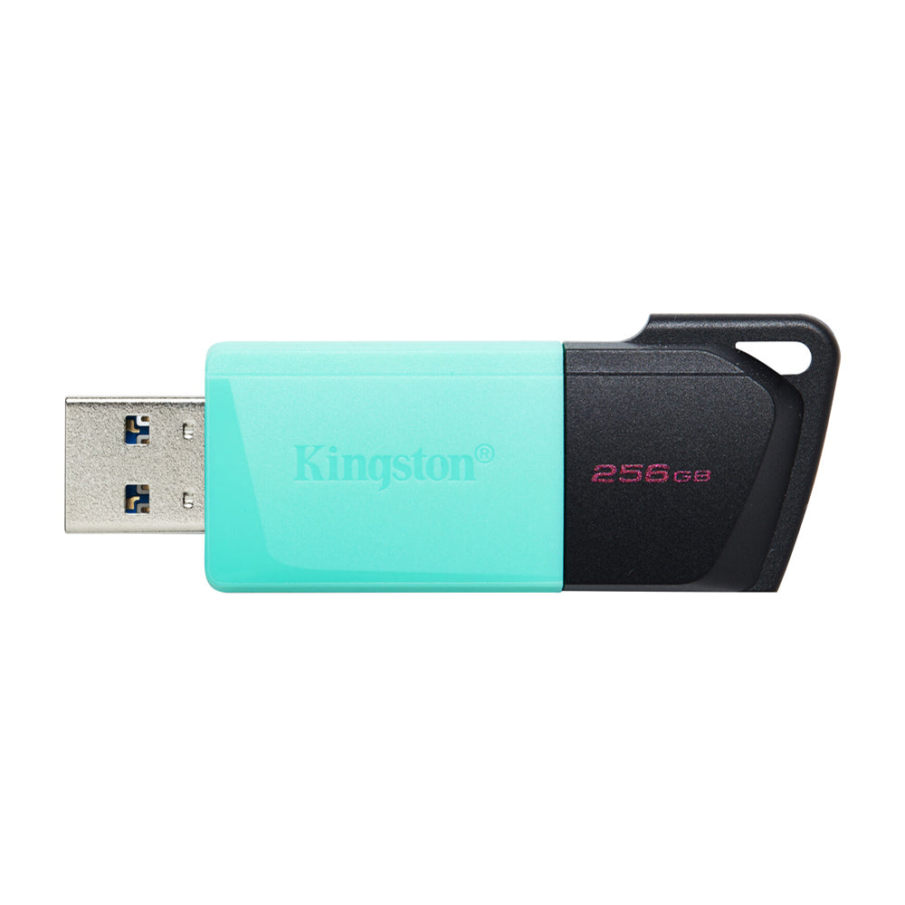 Kingston Memoria USB de 256GB | USB 3.2 | 100MB/s | Negro Teal