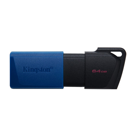 Kingston Memoria USB de 64GB | USB 3.2 | 100MB/s | Negro Azul
