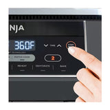 Ninja Foodi Freidora de Aire Digital 6-en-1 | 8QT | 2 Canastas | Tecnología DualZone | Antiadherente | Negro