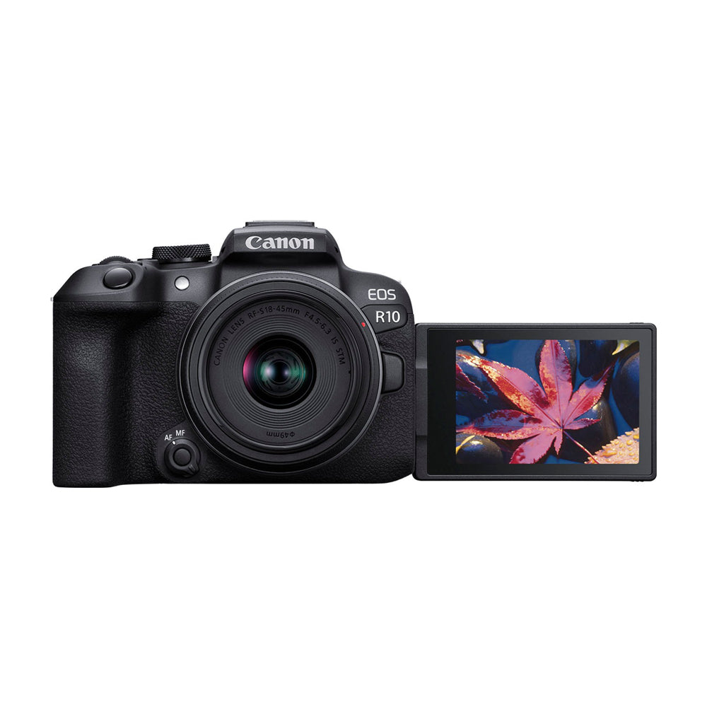 Canon EOS R10 Cámara Digital Mirrorless con Lente 18-45mm IS STM