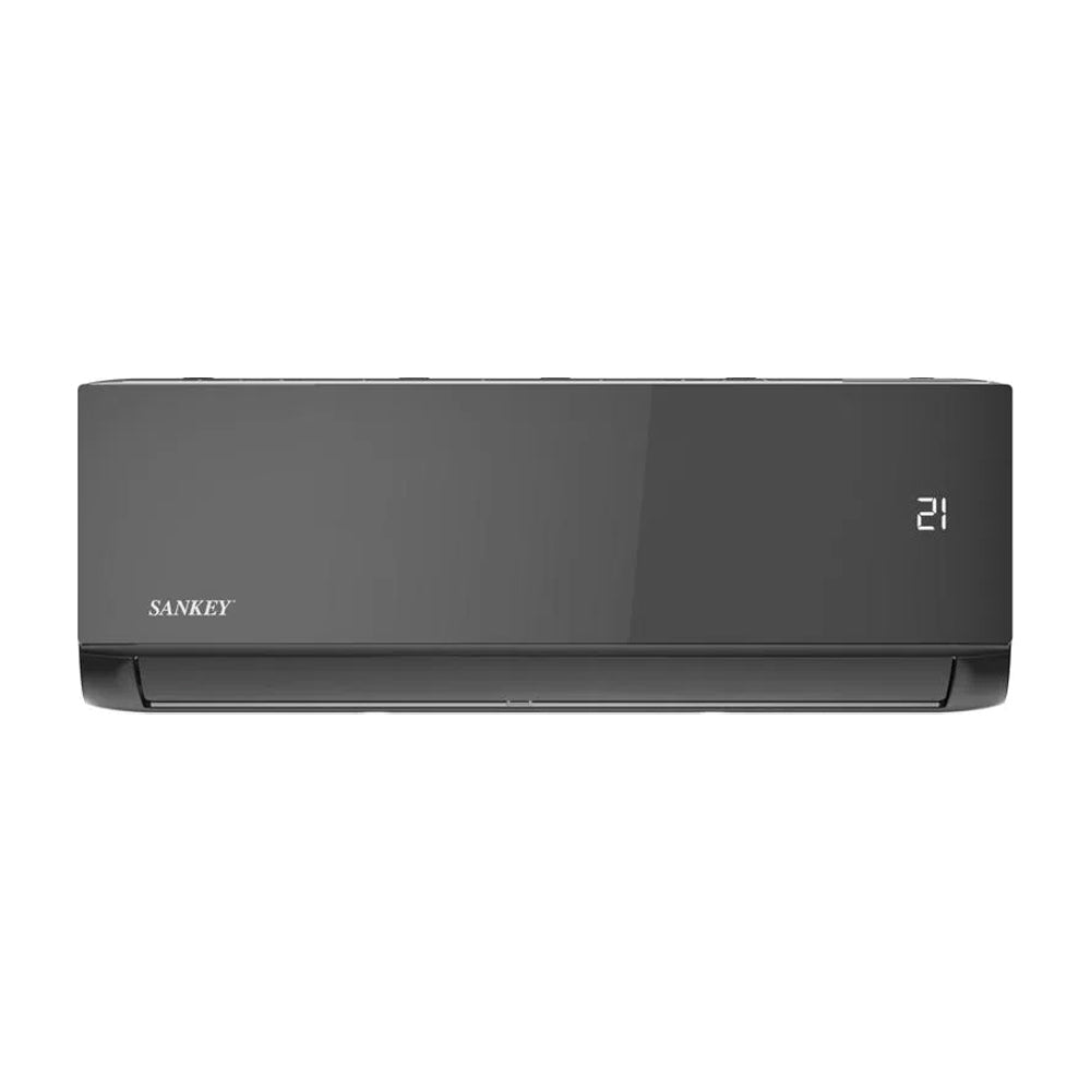Sankey Aire Acondicionado Split Inverter Serie Superiore 11,500 BTU | SEER 22 | Alta Eficiencia | Protección de Voltaje | Enfriamiento Supremo | Silver Ion | Filtro de Carbón Activo | 220v | Black Mirror