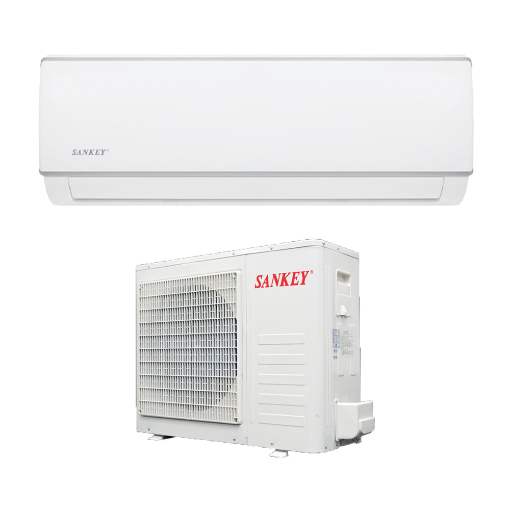 Sankey Aire Acondicionado Split 17,000 BTU | SEER 10.75 | Enfriamiento Supremo | Silver Ion | Filtro de Carbón Activo | 220v