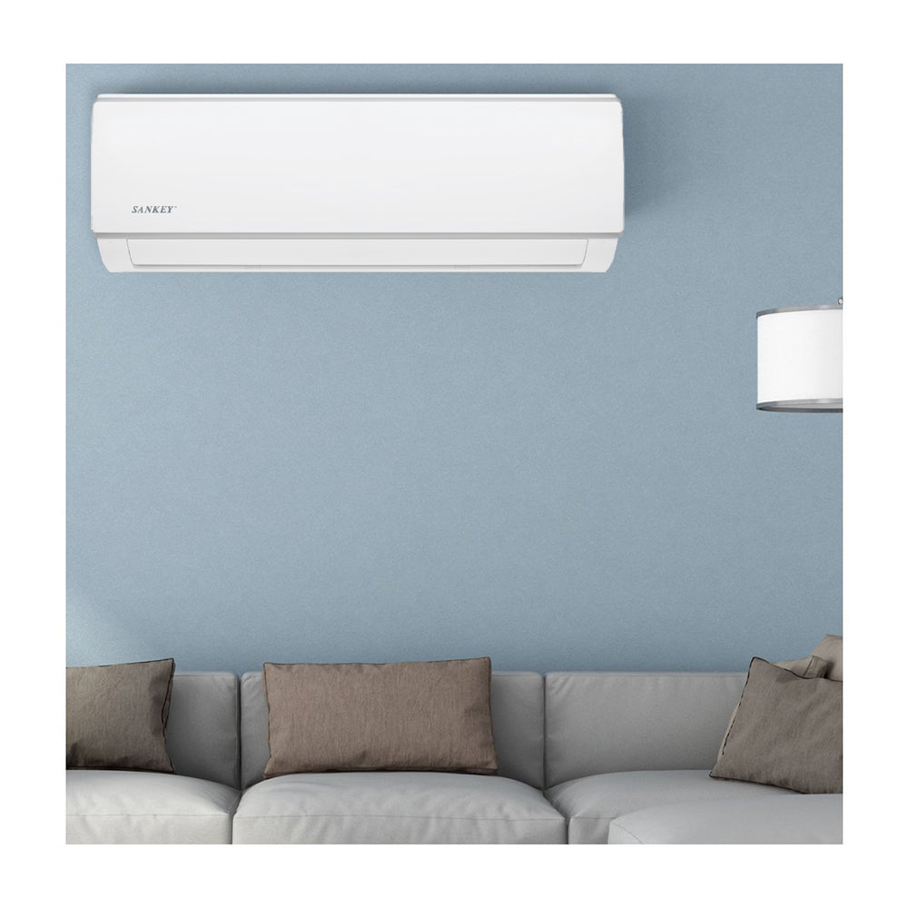 Sankey Aire Acondicionado Split 12,000 BTU | Enfriamiento Supremo | Silver Ion | Filtro de Carbon Activo | 220v