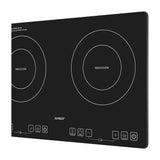 Sankey Estufa de Mesa Eléctrica | Inducción | 2 Quemadores | Multifuncional | Control Táctil | Negro