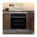 Drija Europa 60 Gas Grill Horno Multifuncional Empotrable a Gas | Puerta de Triple Vidrio | 260°C