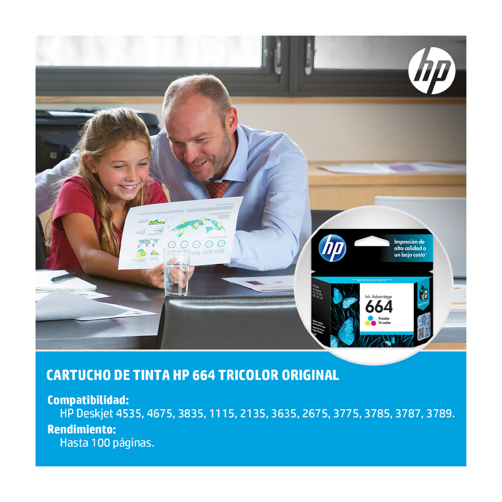HP 664 Cartucho de Tinta | Color