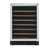 Frigidaire Vinera Empotrable de Compresor de 52 Botellas | Rejillas de Madera Deslizables