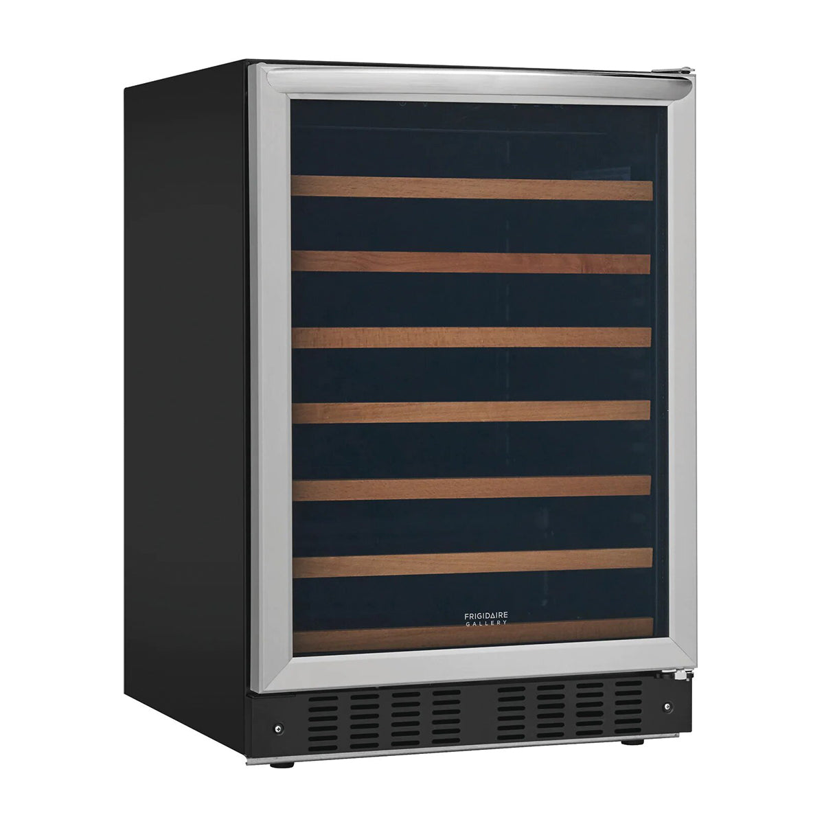 Frigidaire Vinera Empotrable de Compresor de 52 Botellas | Rejillas de Madera Deslizables