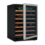 Frigidaire Vinera Empotrable de Compresor de 52 Botellas | Rejillas de Madera Deslizables