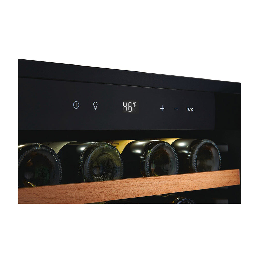 Frigidaire Vinera Empotrable de Compresor de 52 Botellas | Rejillas de Madera Deslizables