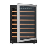 Frigidaire Vinera Empotrable de Compresor de 52 Botellas | Rejillas de Madera Deslizables