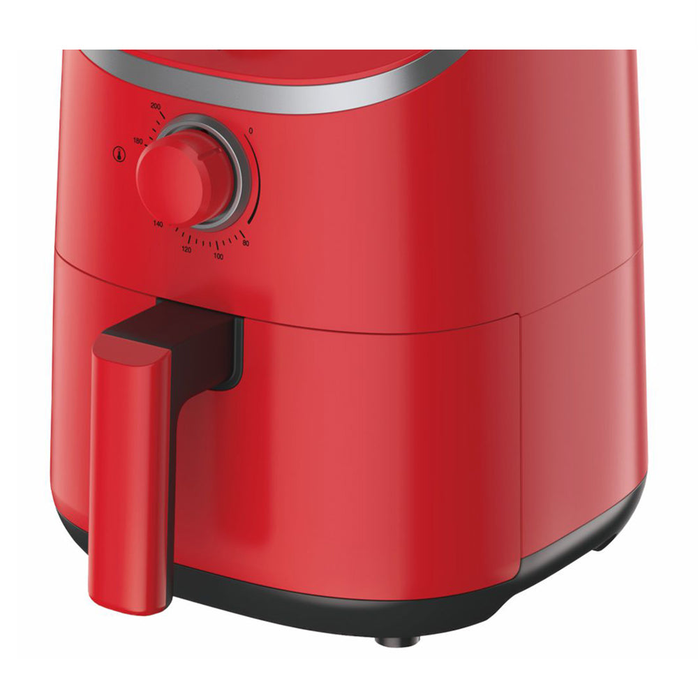 Sankey Freidora de Aire | 2L | Antiadherente | Temporizador | Control de Temperatura | Rojo