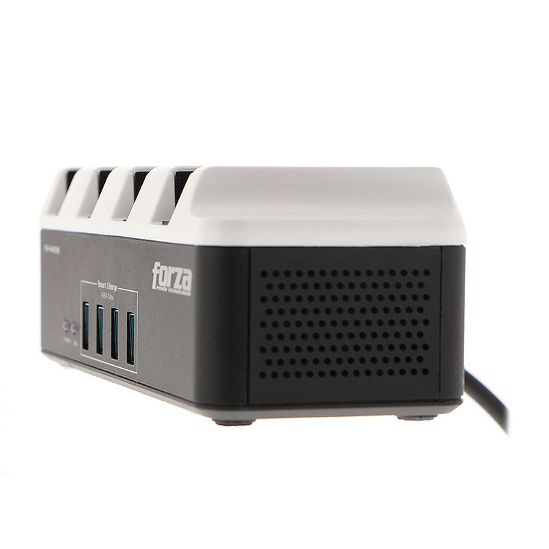 Forza UPS con 4 Salidas 120V/220V y 4 USB de Carga Rapida