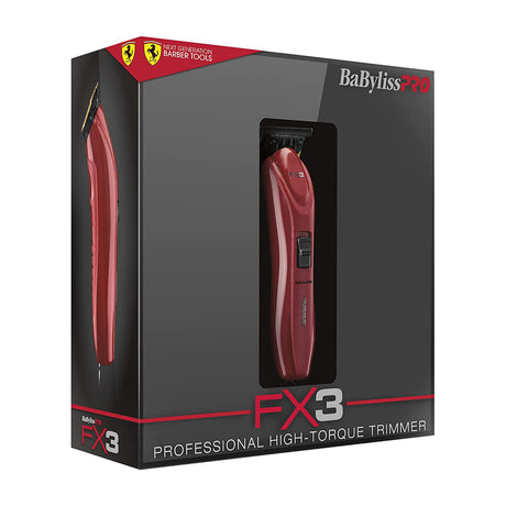 BaBylissPRO FX3 Recortadora Inalámbrica / Cable | Rojo