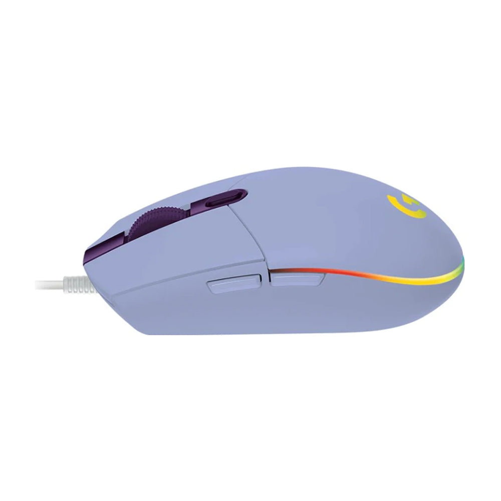 Logitech G203 Lightsync Mouse Gaming de Cable | RGB | 8000 DPI | Lila
