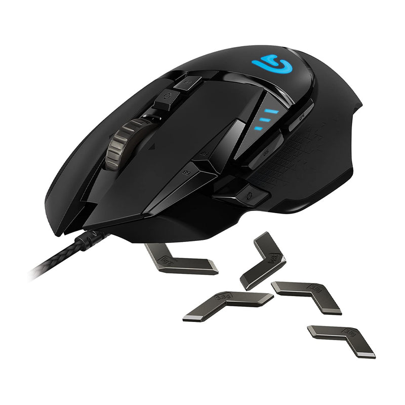 Logitech G502 Hero Mouse Gaming de Cable | RGB | 16000 DPI | Negro
