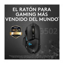 Logitech G502 HERO Mouse Gaming de Cable | RGB | Memoria Integrada | 16,000 DPI | Negro