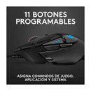 Logitech G502 HERO Mouse Gaming de Cable | RGB | Memoria Integrada | 16,000 DPI | Negro