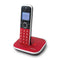Motorola Teléfono Inalámbrico de Mesa | Altavoz | Caller ID | 1 Línea | Rojo