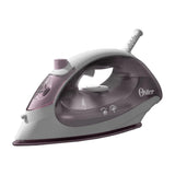 Oster GCSTBS5003 Plancha de Ropa a Vapor | 20% Mas Cobertura | Antiadherente | Sistema Anti-Calcificación | Morado Blanco