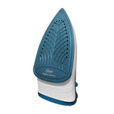 Oster GCSTBS5051 Plancha de Ropa a Vapor | 20% Mas Cobertura | Aero Ceramic | Sistema Anti-Calcificación | Azul Blanco