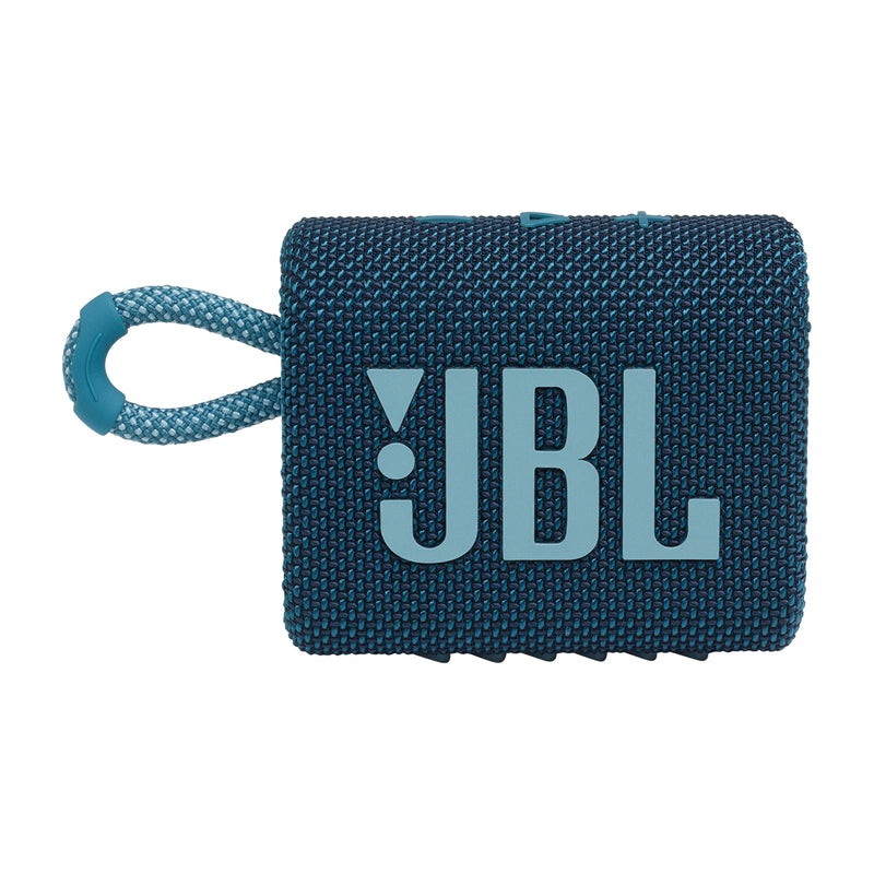 JBL GO 3 Bocina Portátil Bluetooth Waterproof | JBL Pro Sound | 5H | IP67 | Azul