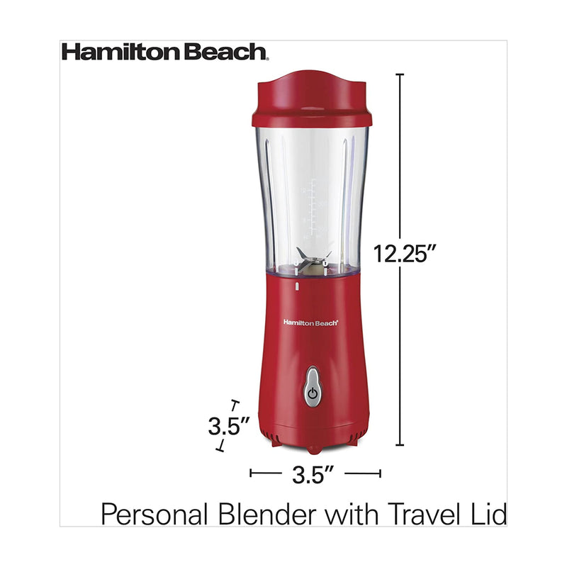 Hamilton Beach Licuadora Personal | Rojo