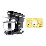 Sankey Batidora de Pedestal de 6 Velocidades | 5.5L | 1200W | Negro