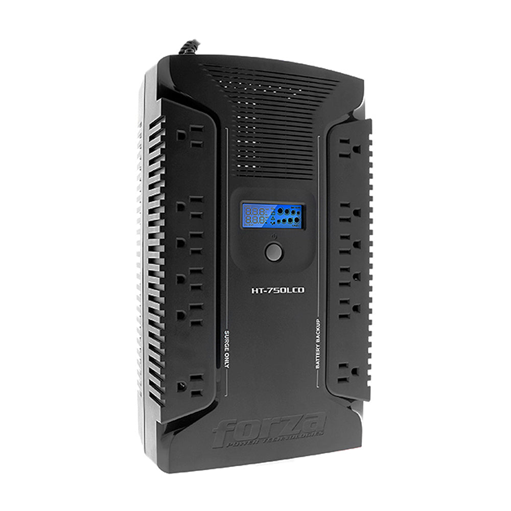 Forza UPS | 750VA/450W | 12 Salidas | Coax | USB | Sobremesa-120V