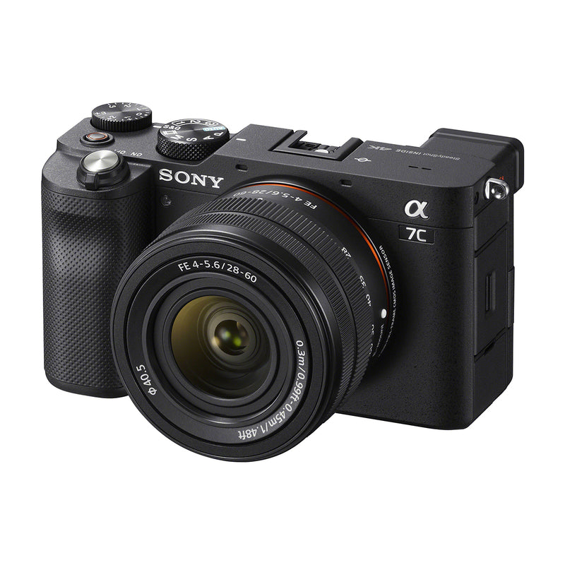 Sony a7C Alpha Cámara Digital Mirrorless con Lente 28-60mm | ILCE7CL | Full Frame | Negro