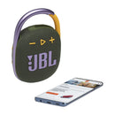 JBL Clip 4 Bocina Portátil Bluetooth Waterproof | Mosquetón | 10H | IP67 | Verde