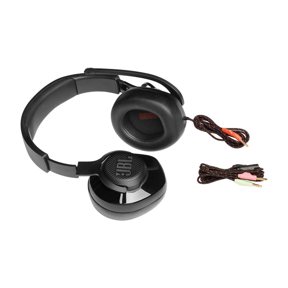 JBL Quantum 200 Headset Gaming Audífonos Over-Ear de Cable para Smartphones / MAC / PC / Consolas