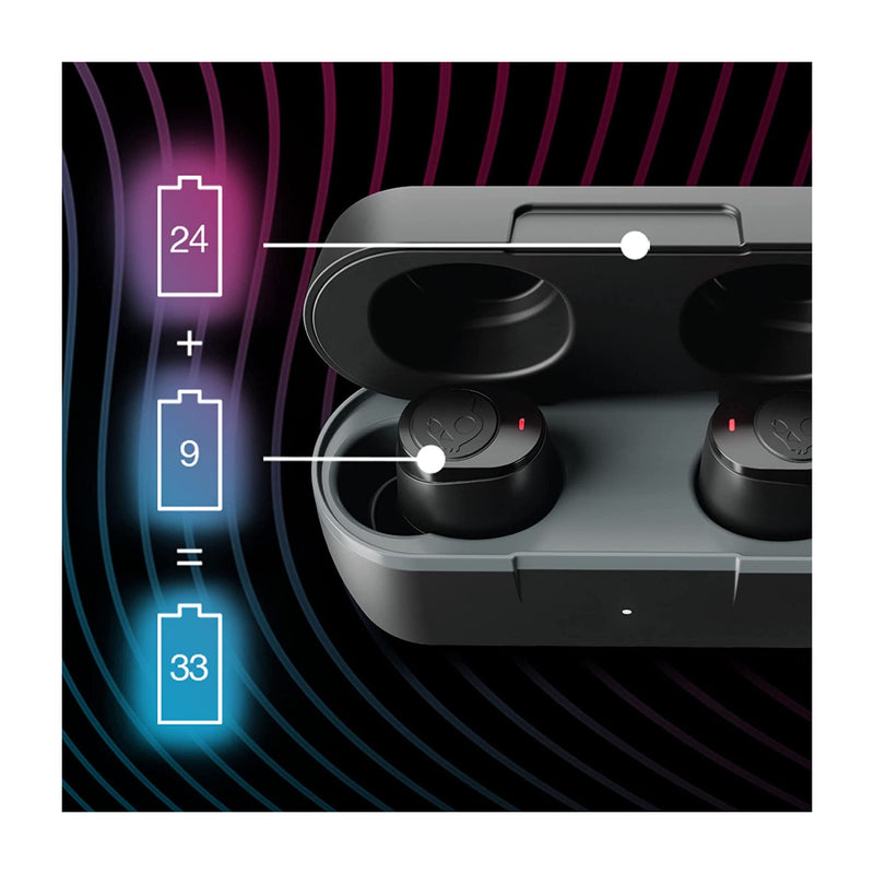 Skullcandy Jib 2 True Wireless Audífonos Inalámbricos Bluetooth | Negro