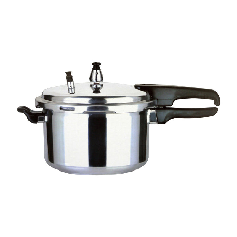 Sankey Olla de Presión de 11L | 3 Válvulas de Seguridad | Seguro de Cierre | Aluminio | Plateado