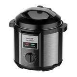 Sankey Olla de Presión Eléctrica de 6L | Temporizador | Bloqueo de Válvulas | Interior Antiadherente