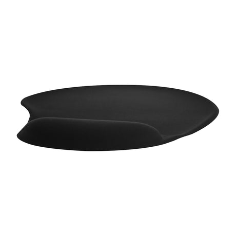Klip Xtreme Mouse Pad con Soporte de Gel para Muñeca | Gel de Memoria | Antideslizante | Negro