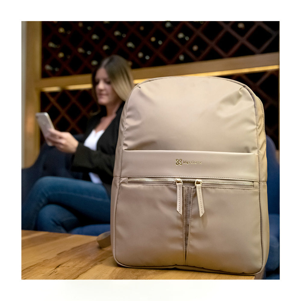 Klip Xtreme Bari Mochila Para Laptop de 15.6" | Caqui