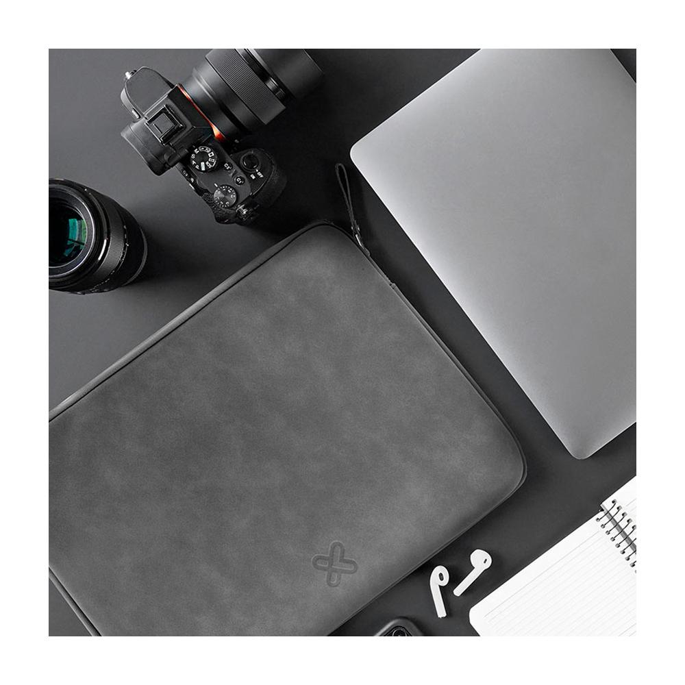Klip Xtreme Funda con Cremallera para Laptop de hasta 15.6" | Crema