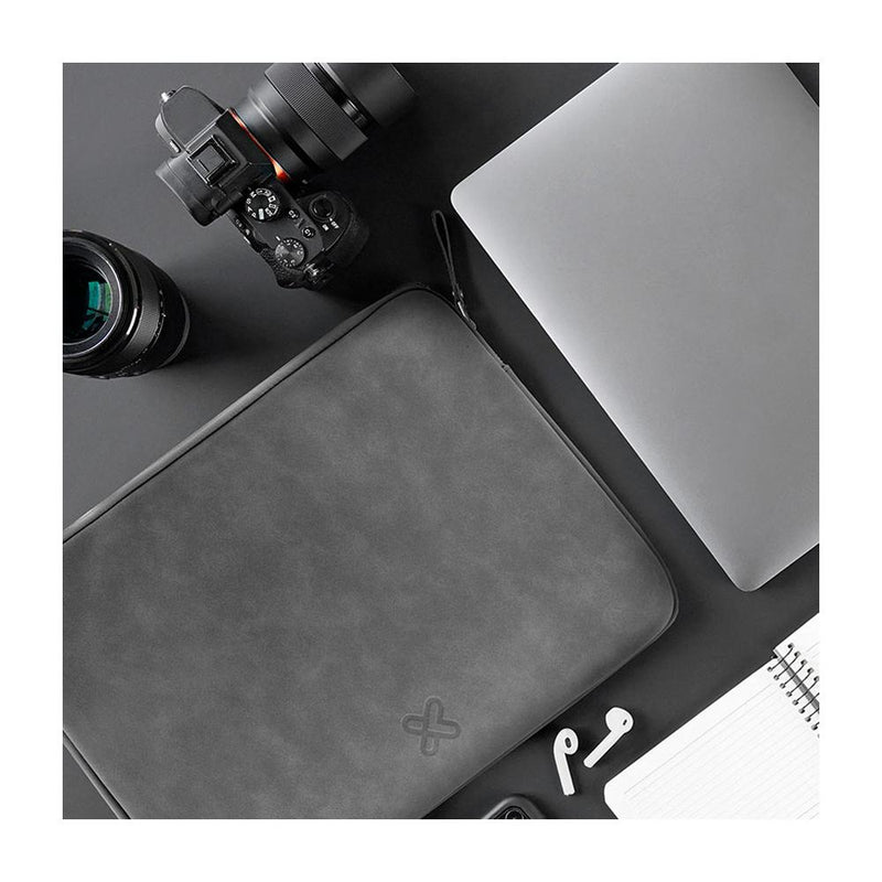 Klip Xtreme Funda con Cremallera para Laptop de hasta 15.6" | Crema