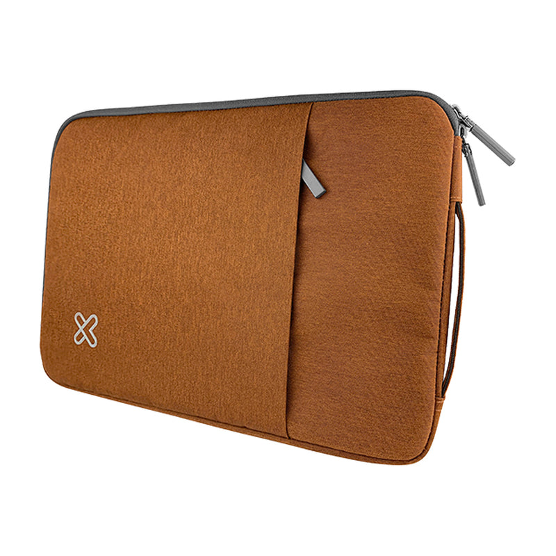 Klip Xtreme Funda con Cremallera para Laptop de hasta 15.6" | Marrón