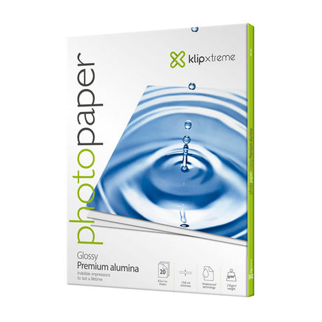 Klip Xtreme Papel Fotográfico Premium 21.59cm x 27.94cm | 20 Hojas