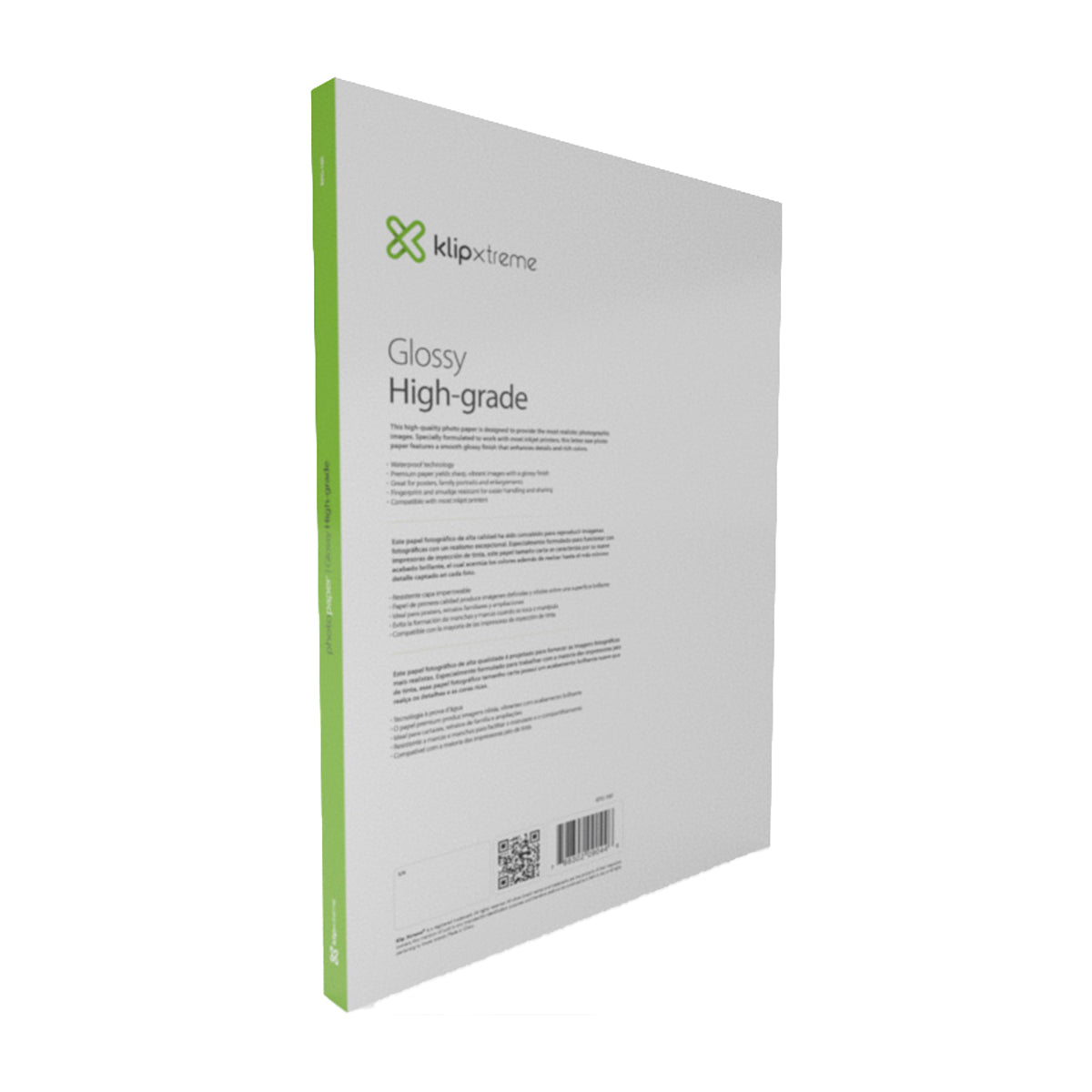 Klip Xtreme Papel Fotográfico Glossy High-Grade | 8.5" x 11" | 60 Hojas